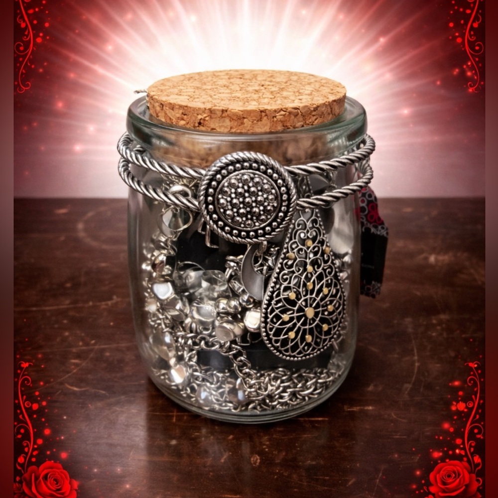 “Silver Linings” Small Mystery Jewelry Jar